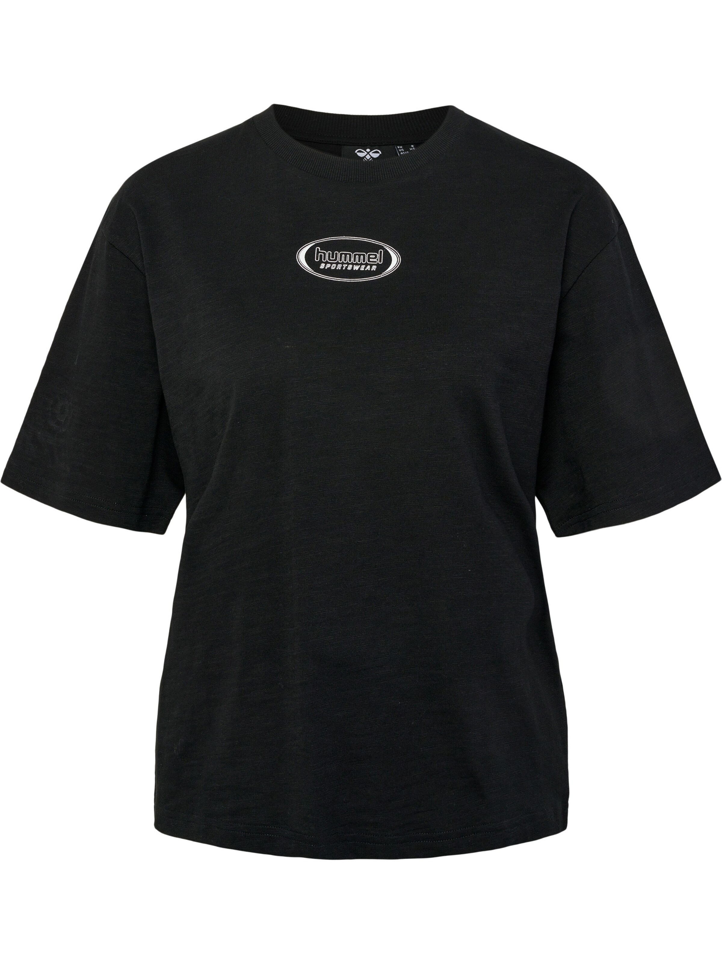 Hummel Μπλουζάκι 'Tammy' σε μαύρο: μπροστά