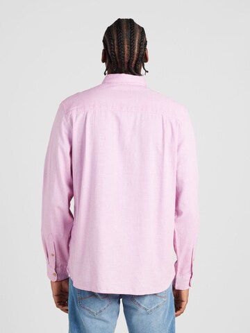Springfield Regular fit Button Up Shirt in Pink