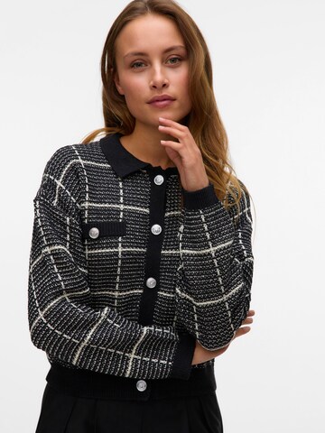 VERO MODA Gebreid vest 'VMShorna' in Zwart
