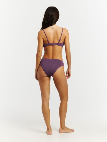 PROTEST Bustier Bikini 'PRTJag'‌‌‌‌ in Lila