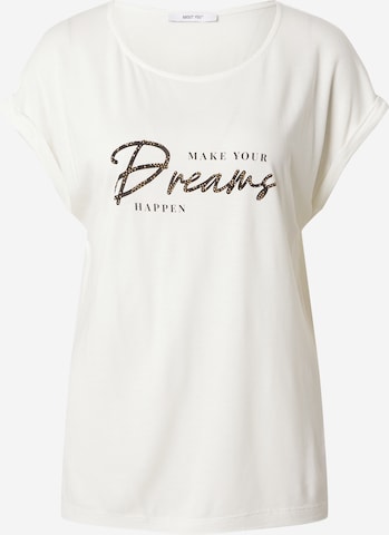 T-shirt 'Marlies' ABOUT YOU en blanc : devant