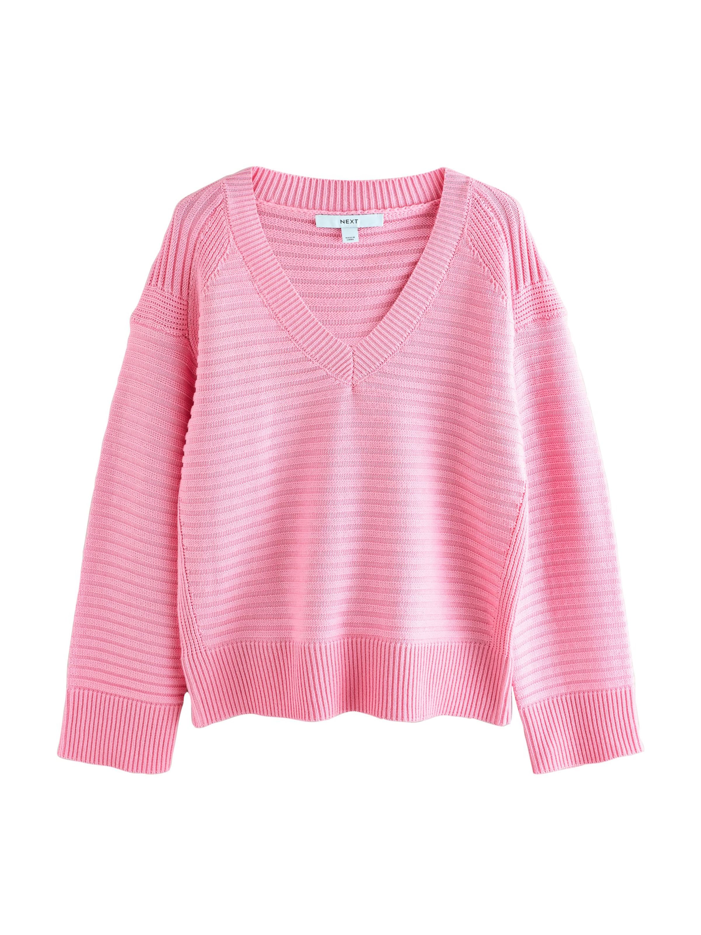Next Trui in Roze: voorkant