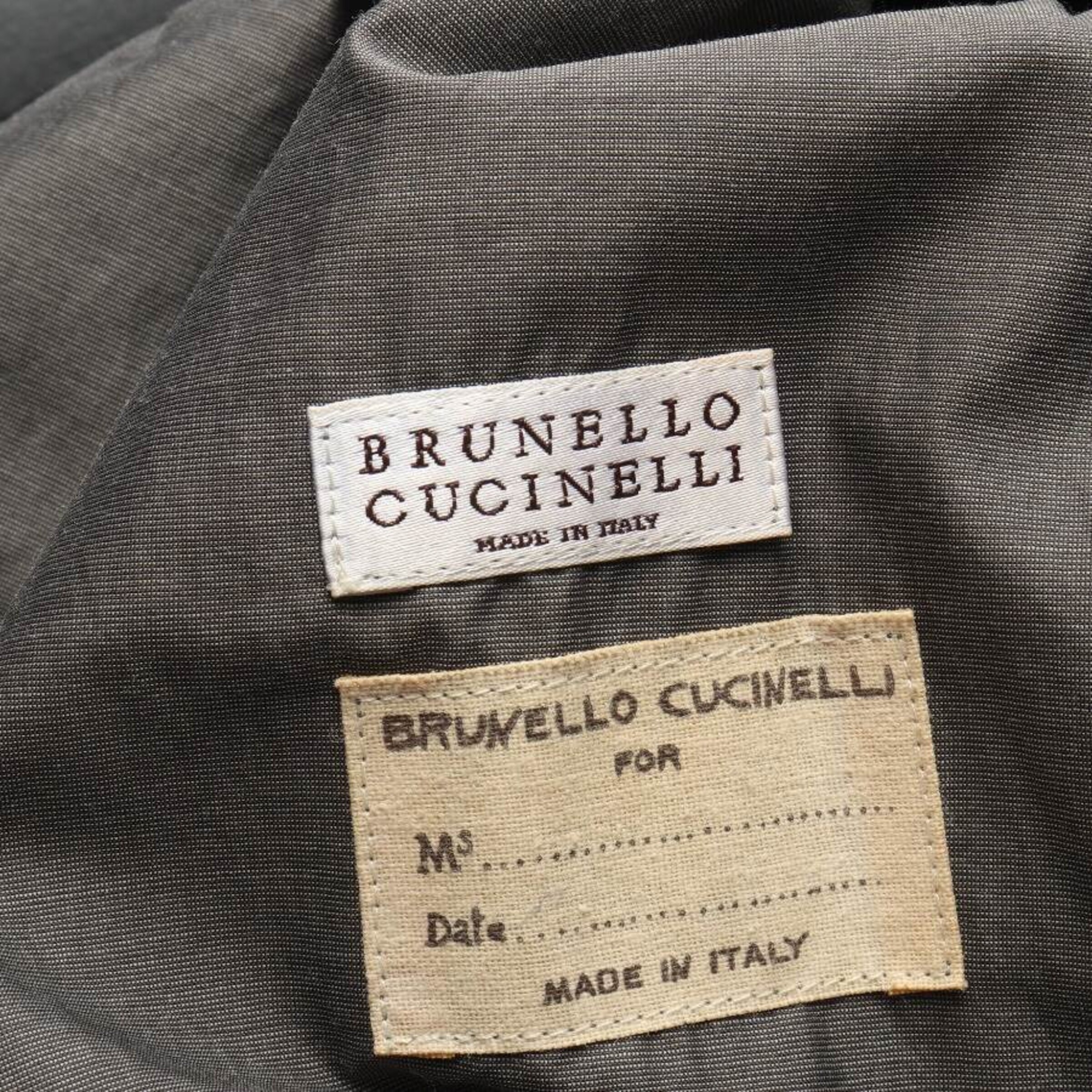 Brunello Cucinelli Jacket & Coat in XS in Grey