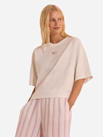 ETAM Schlafshirt 'Almia' in Beige