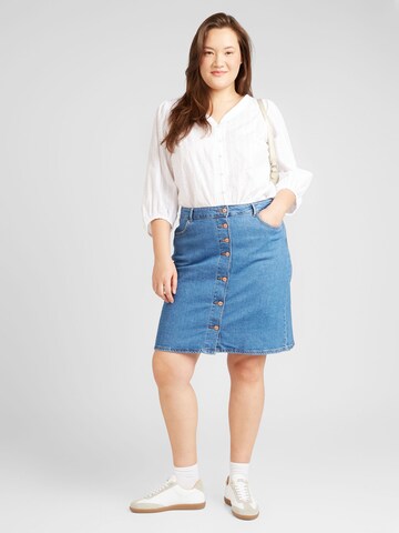 ONLY Carmakoma Rok 'MANNI' in Blauw