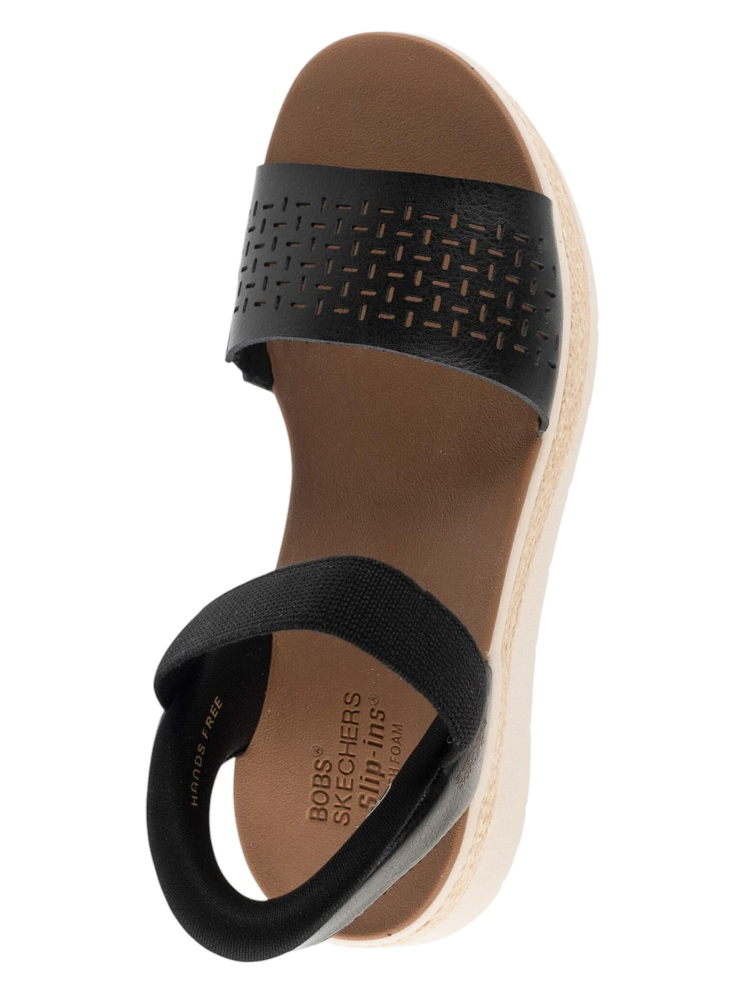 SKECHERS Sandaal 'Bobs Sun Ray' in Zwart