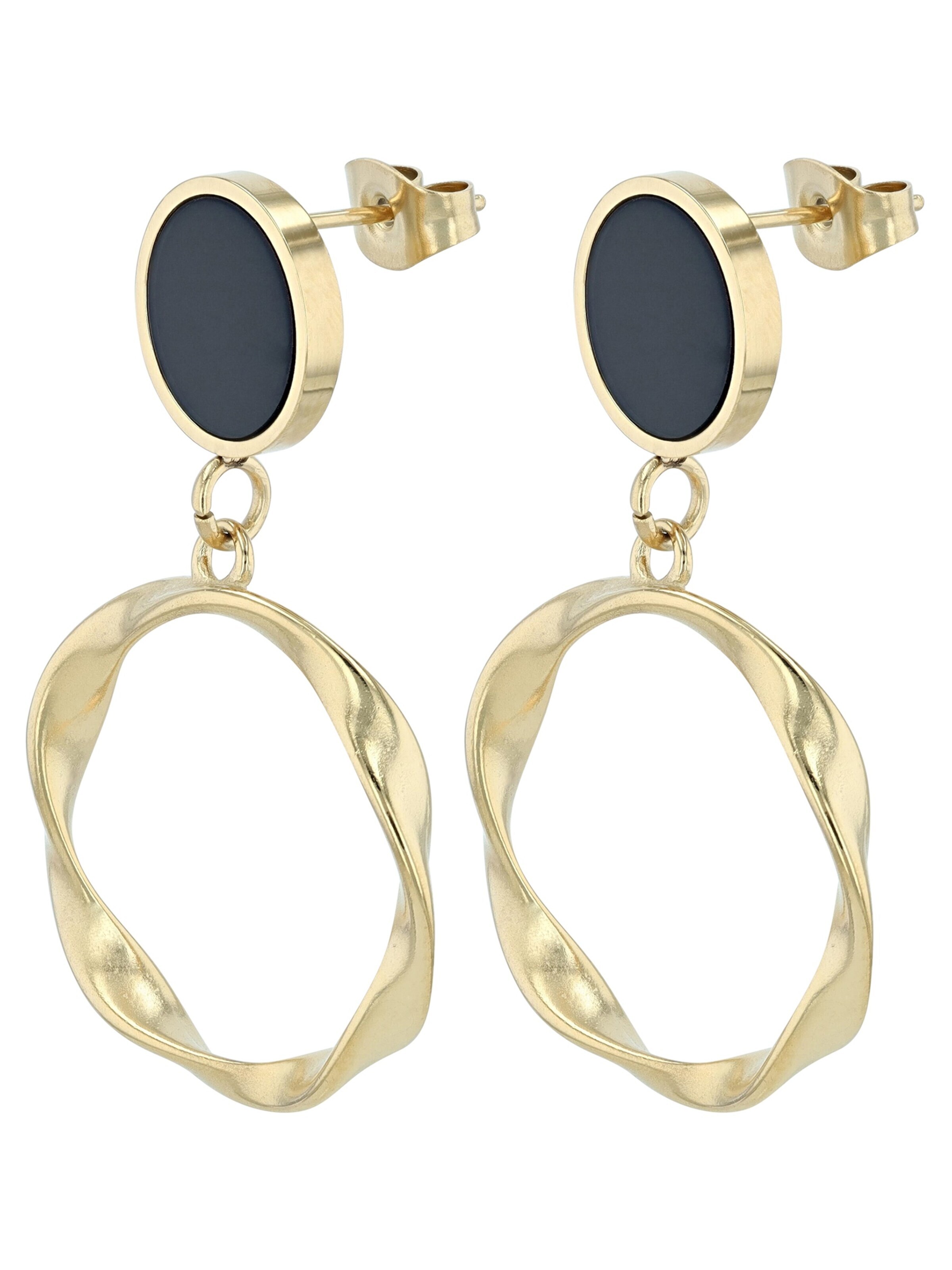 Akzent Earrings 'goldfarbig' in Gold