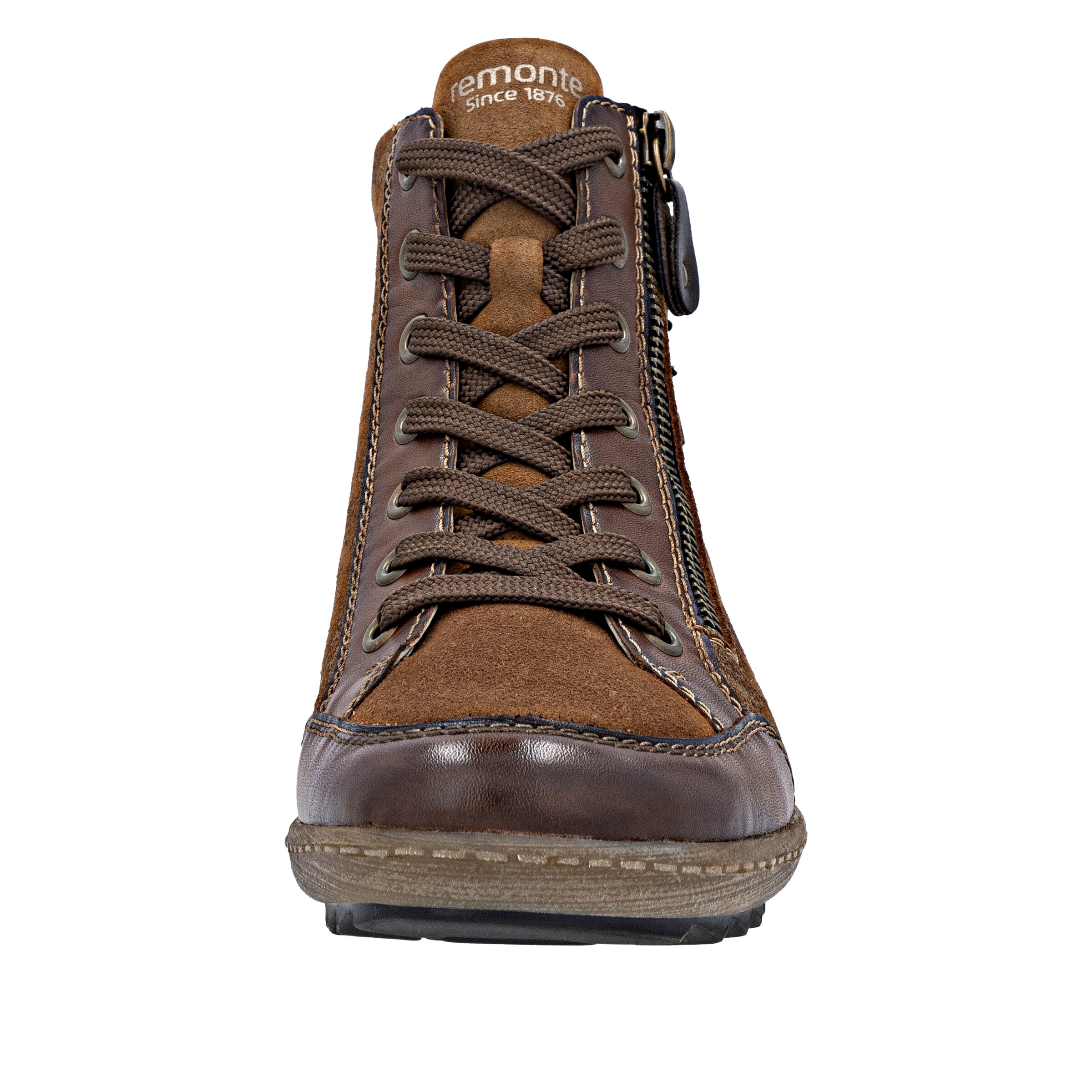 Bottines à lacets REMONTE en marron