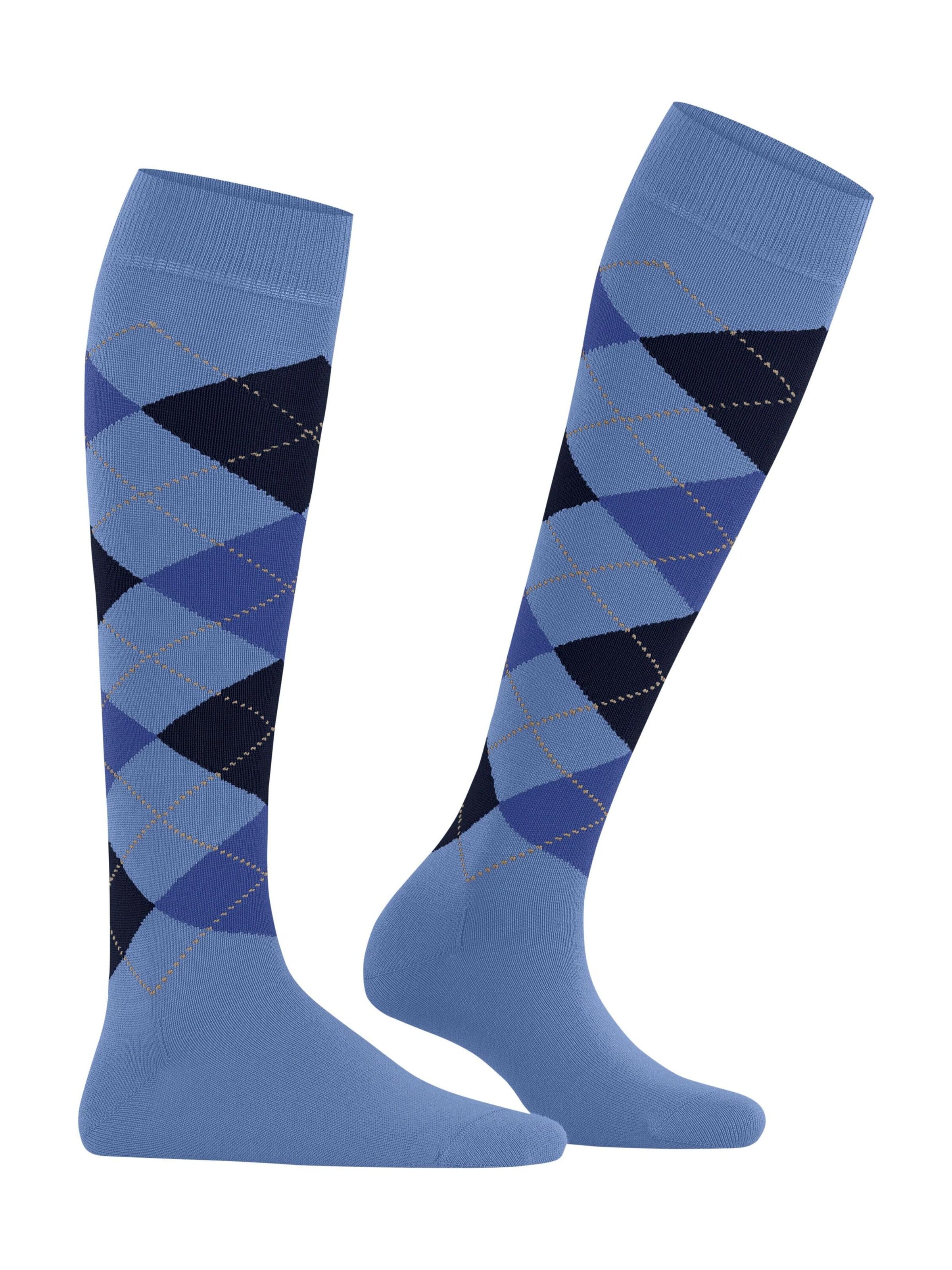 BURLINGTON Overknee Strümpfe 'Marylebone'‌‌‌‌‌ in Blau