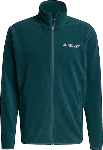 ADIDAS TERREX Функциональная флисовая куртка 'Essentials' в Зеленый: спереди