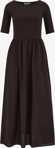 WE FashionHaljina - smeđa boja: prednji dio