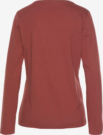 VIVANCE Slaapshirt in Rood