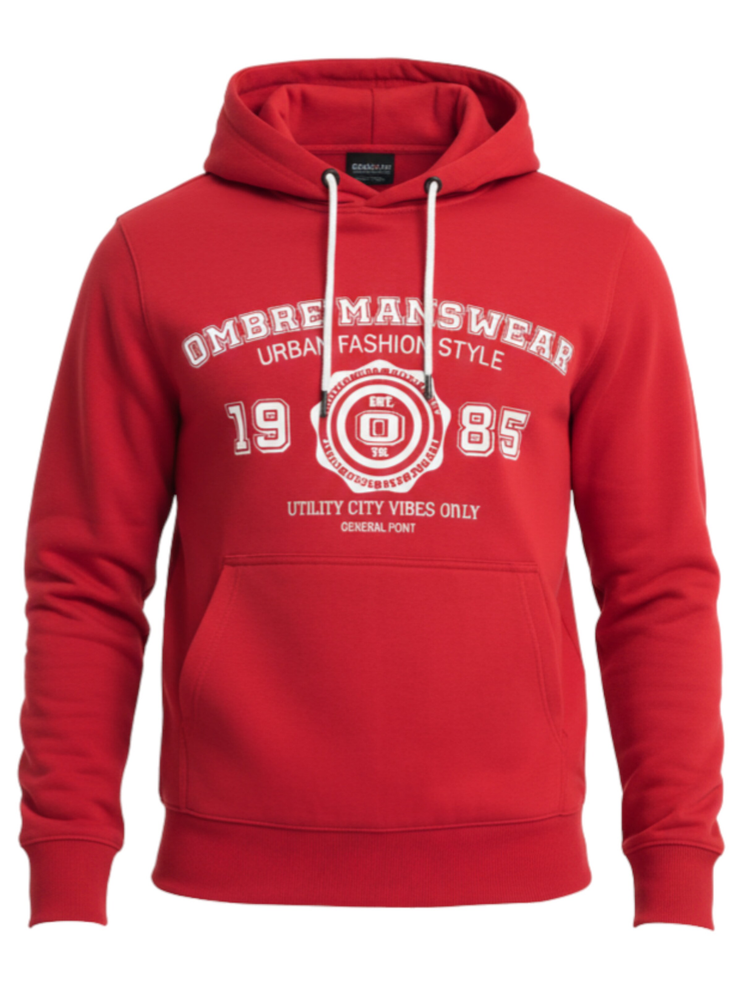 Ombre Sweatshirt 'OM-SSPS-0143' in Red: front