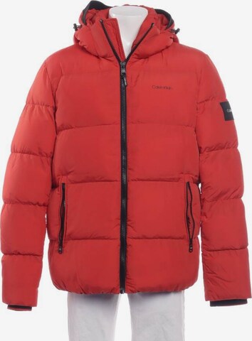 Calvin Klein Winterjacke / Wintermantel XL in Orange: predná strana