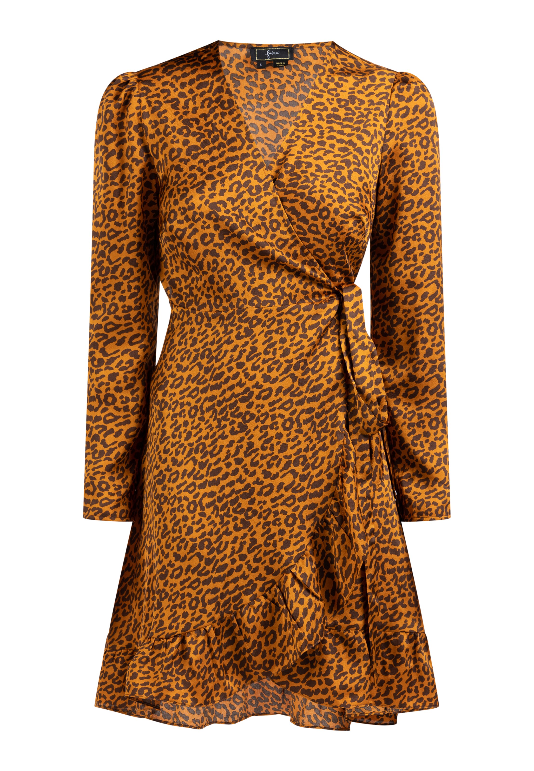 Robe faina en orange : devant