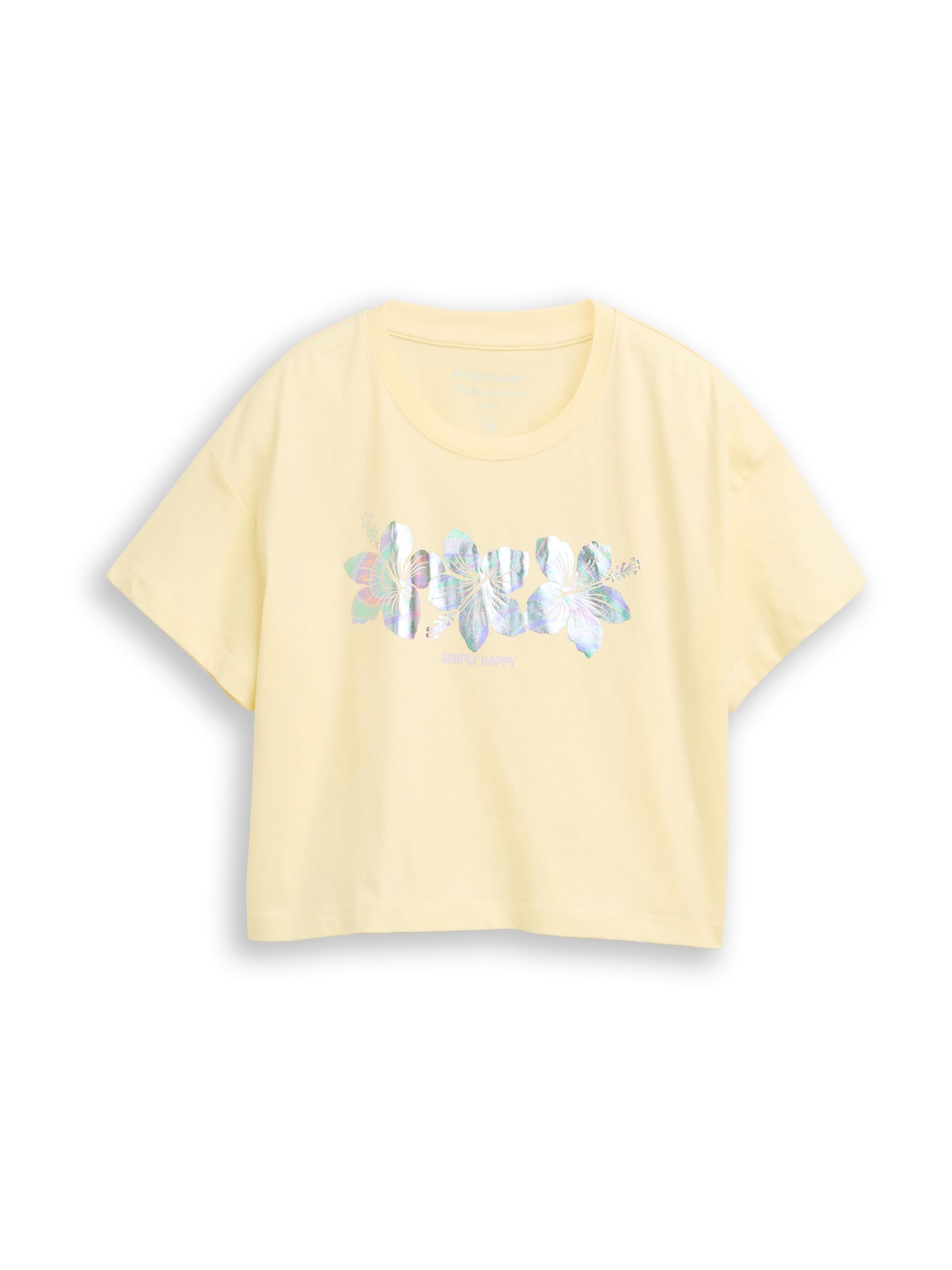 TOM TAILOR Shirt in Yellow: front
