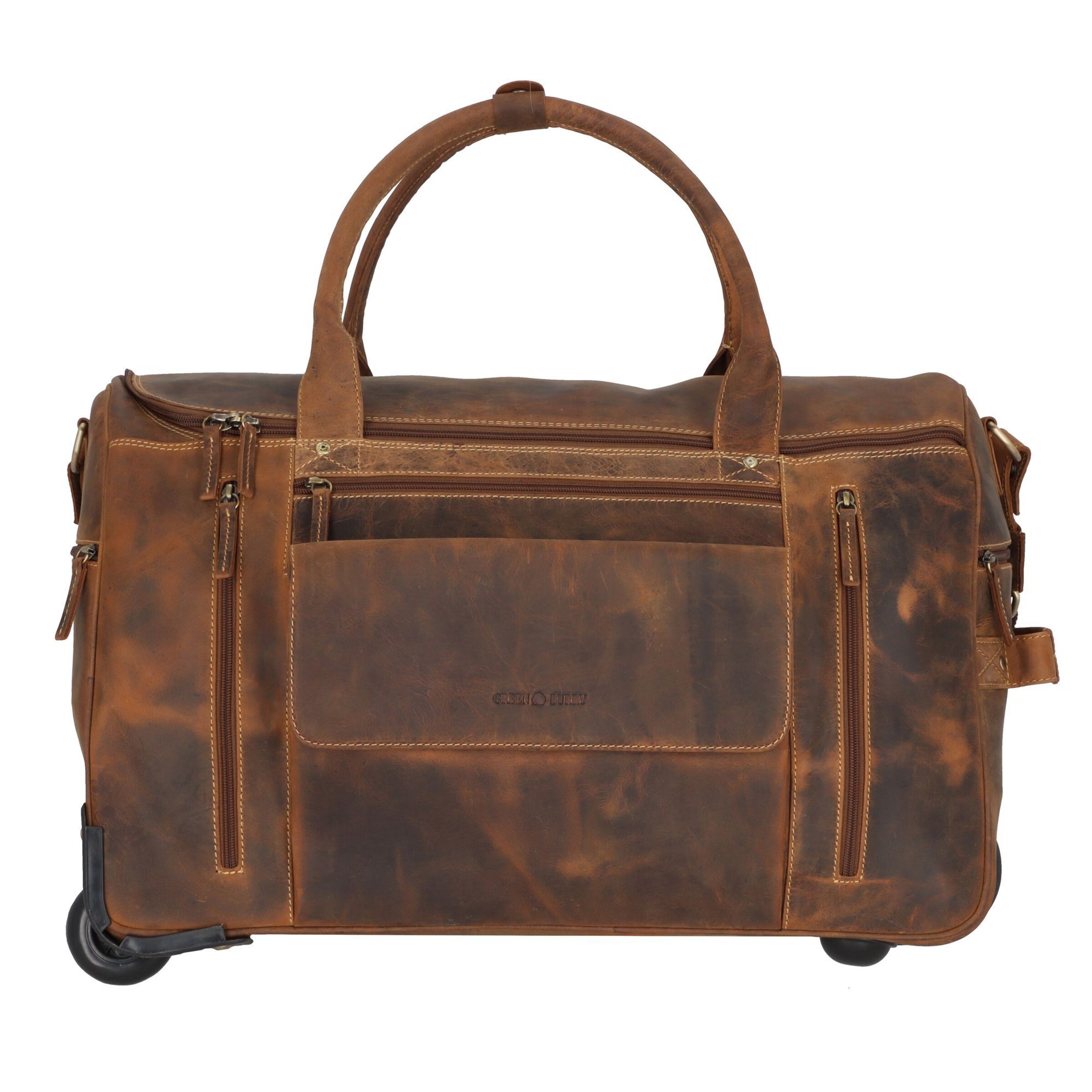 GREENBURRY Travel bag in Brown: front