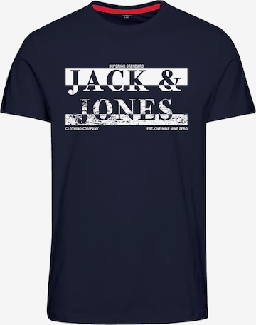 JACK & JONES Tričko 'NEW AIDEN' – modrá: přední strana