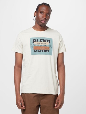 BLEND T-Shirt in Grau: Vorderseite