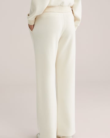 WE Fashion Regular Broek in Wit