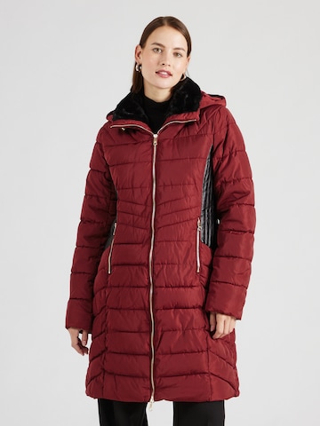 Manteau d’hiver 'ONLHELEN' ONLY en rouge : devant