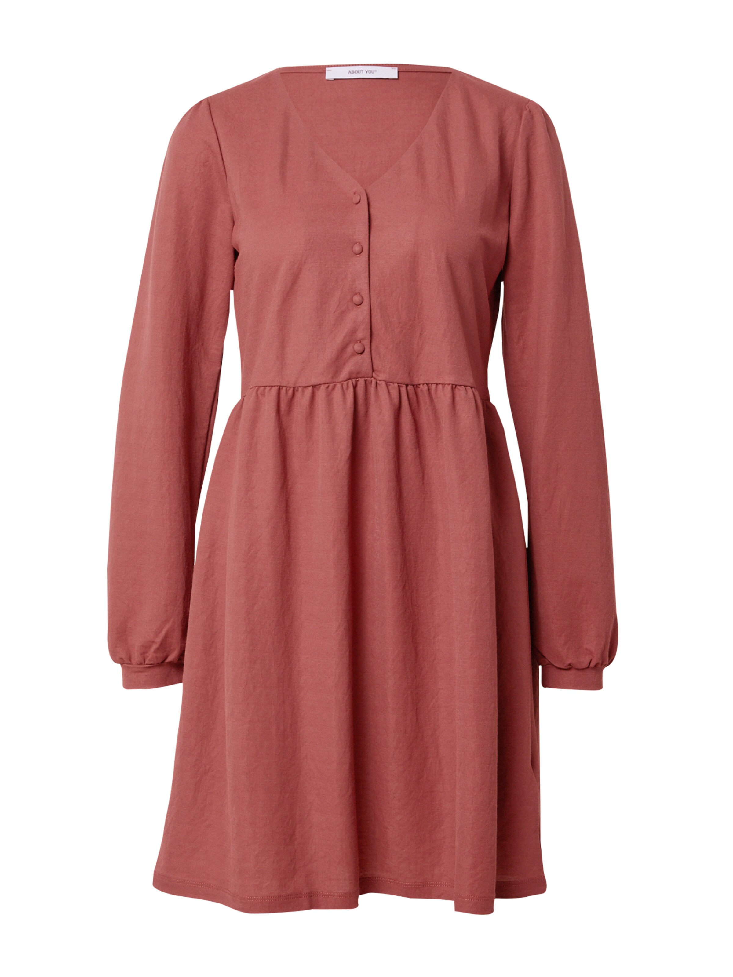 Frauen Große Größen Damen - Kleider 'Elva Dress' in Rostrot - YC21156