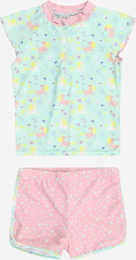 Maudymosi kostiumėlis iš PLAYSHOES, spalva – pastelinė žalia / rožių spalva, Prekių apžvalga