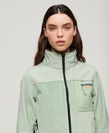 Veste mi-saison Superdry en vert