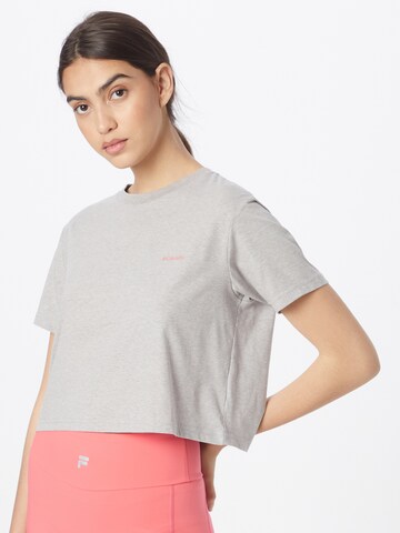 T-shirt fonctionnel COLUMBIA en gris : devant