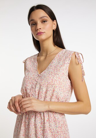 Rochie de vară de la Usha pe roz