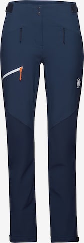 MAMMUT Outdoorhose ‘Courmayeur’ in Blau: Vorderseite
