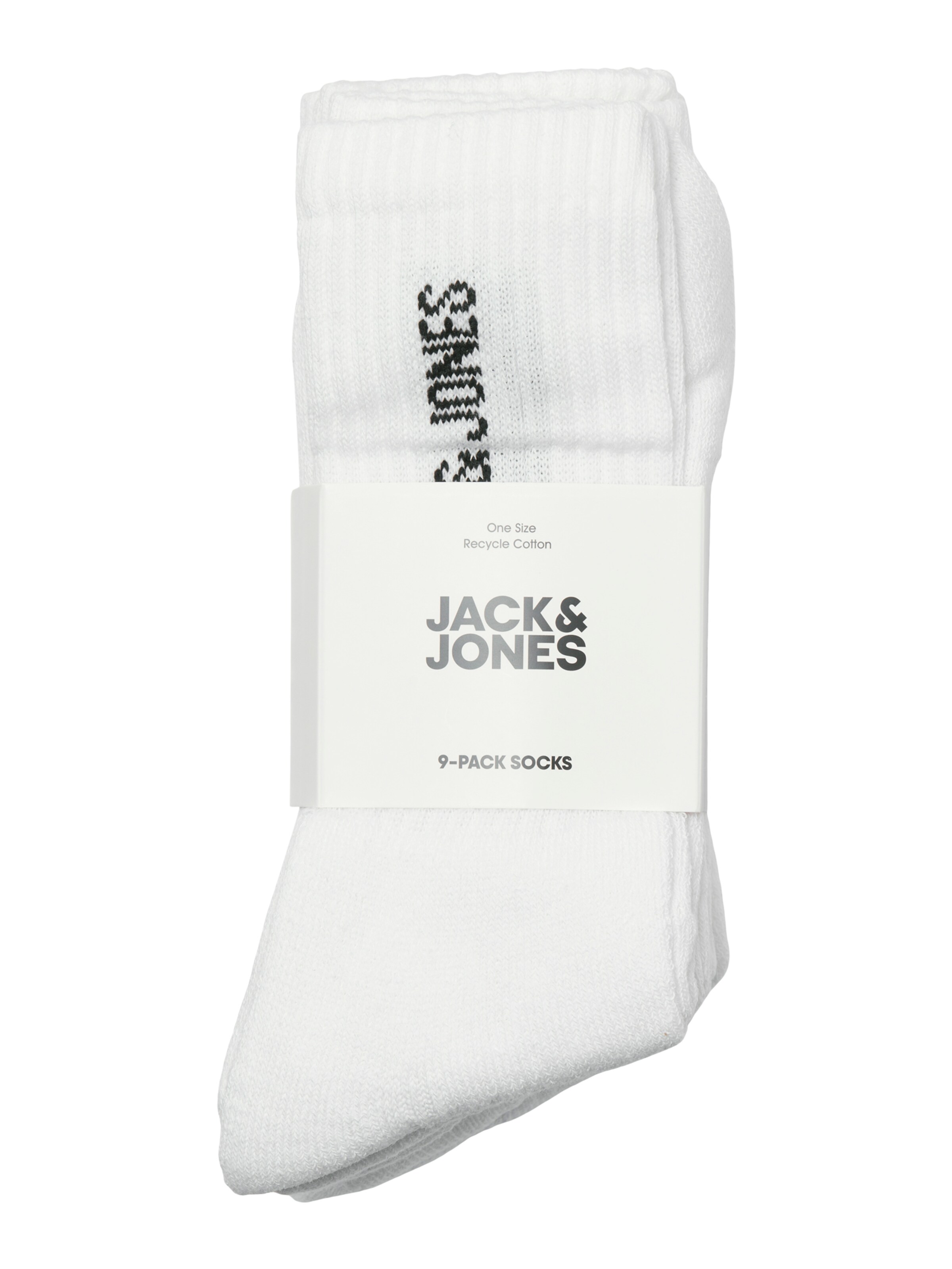 Chaussettes 'JACREGEN' JACK & JONES en blanc