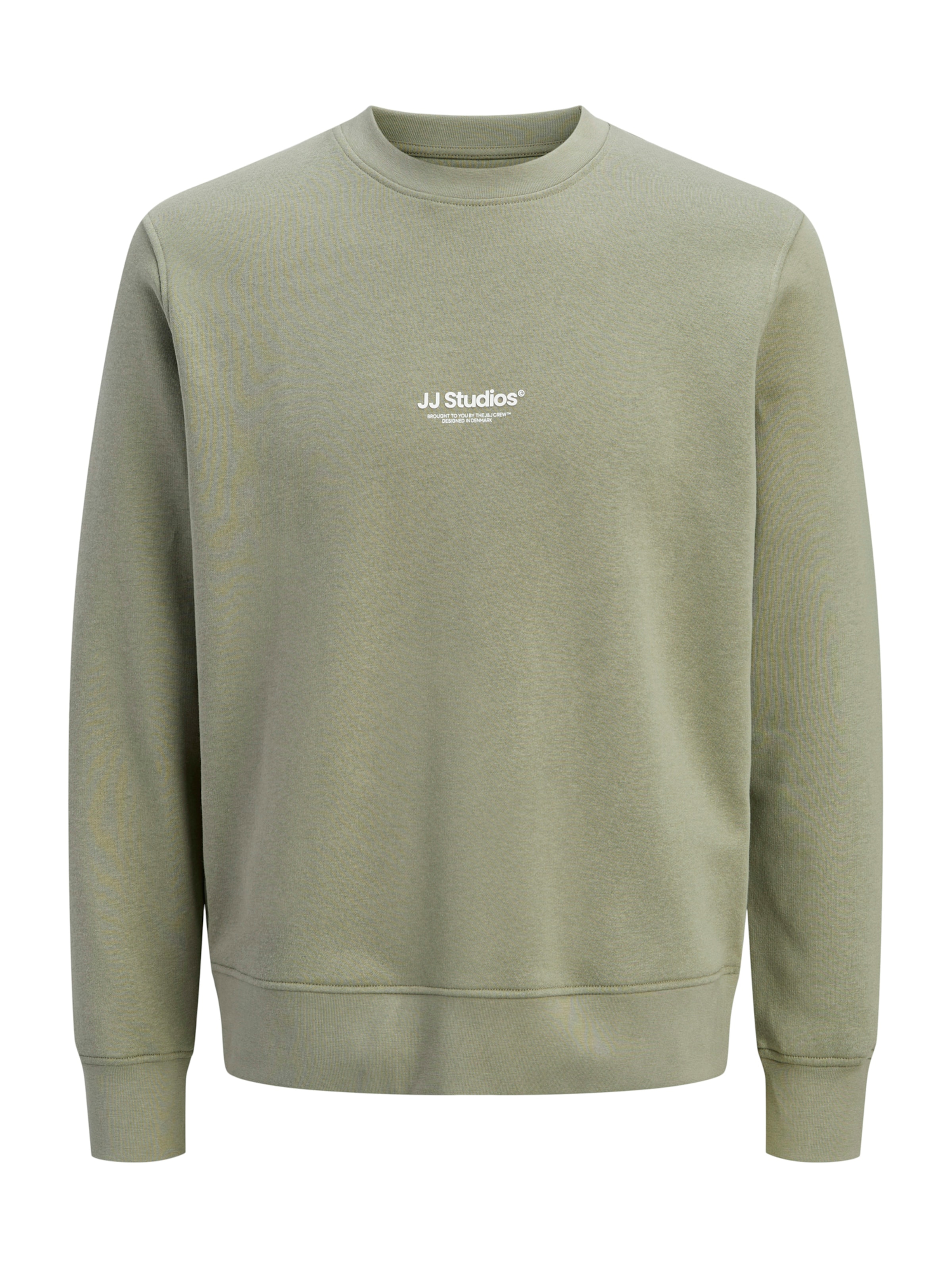 Jack & Jones Plus Sweatshirt 'JJESOHO' in Green: front