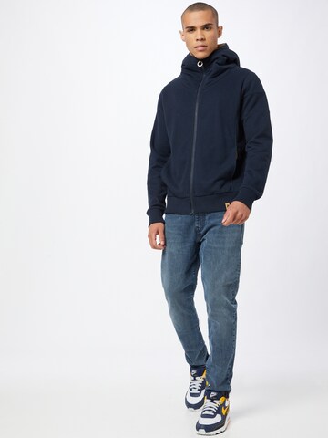 Fli Papigu Zip-Up Hoodie 'We Fight Habibi' in Blue