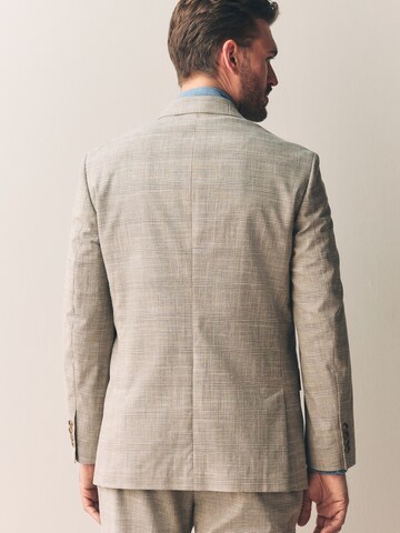 Coupe regular Veste de costume Next en beige