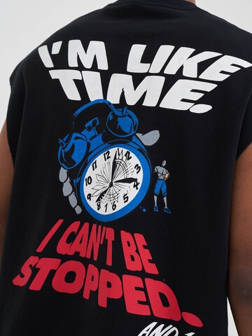 AND1 Collegepaita 'Timeout' värissä musta