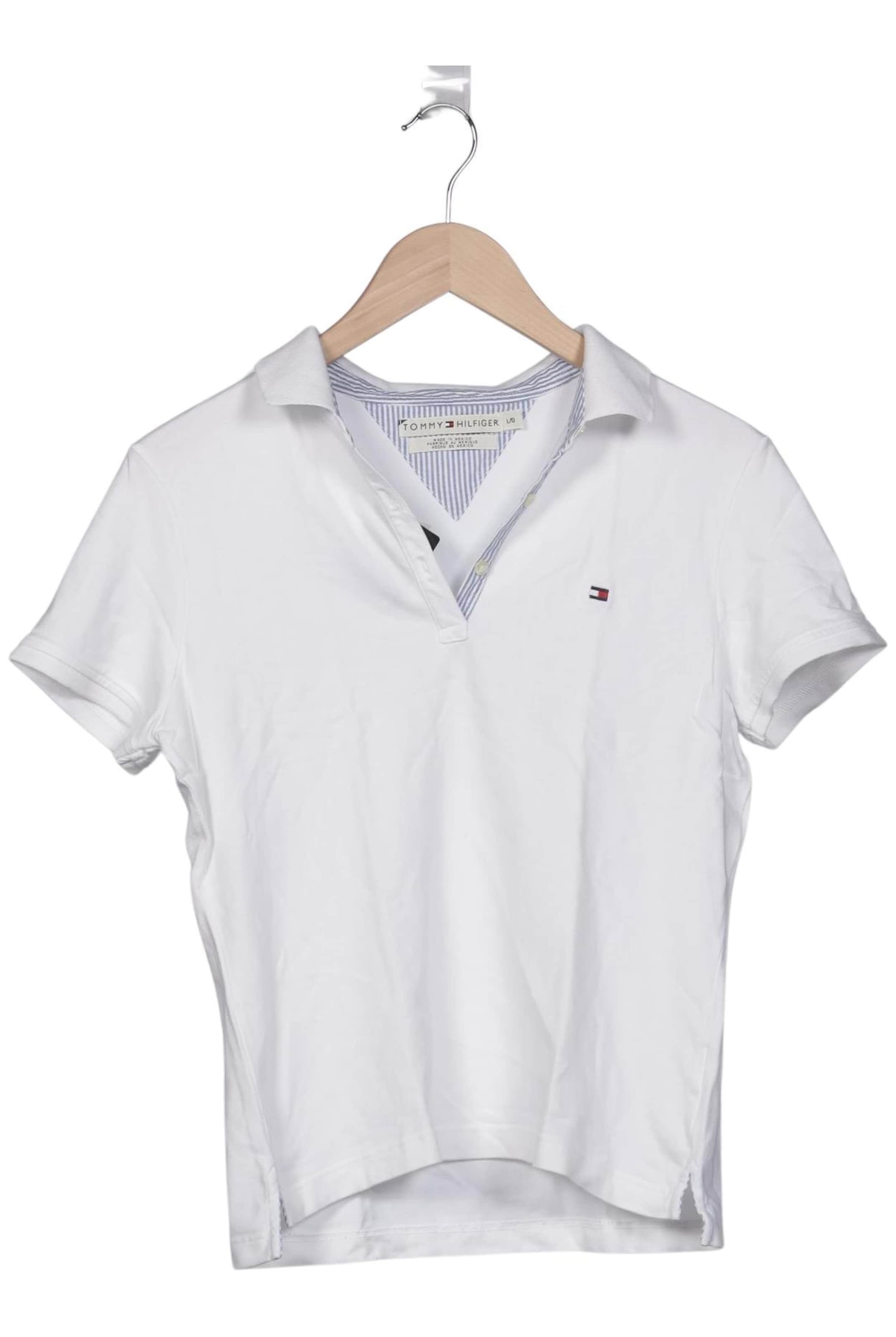 TOMMY HILFIGER Top & Shirt in L in White: front