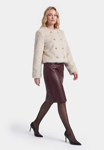 DreiMaster Klassik - Chaqueta de entretiempo en blanco