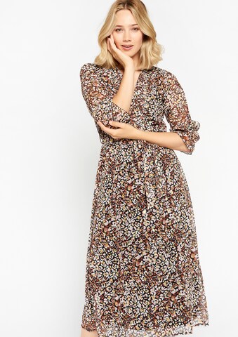 LolaLiza Kleid in Braun: Vorderseite