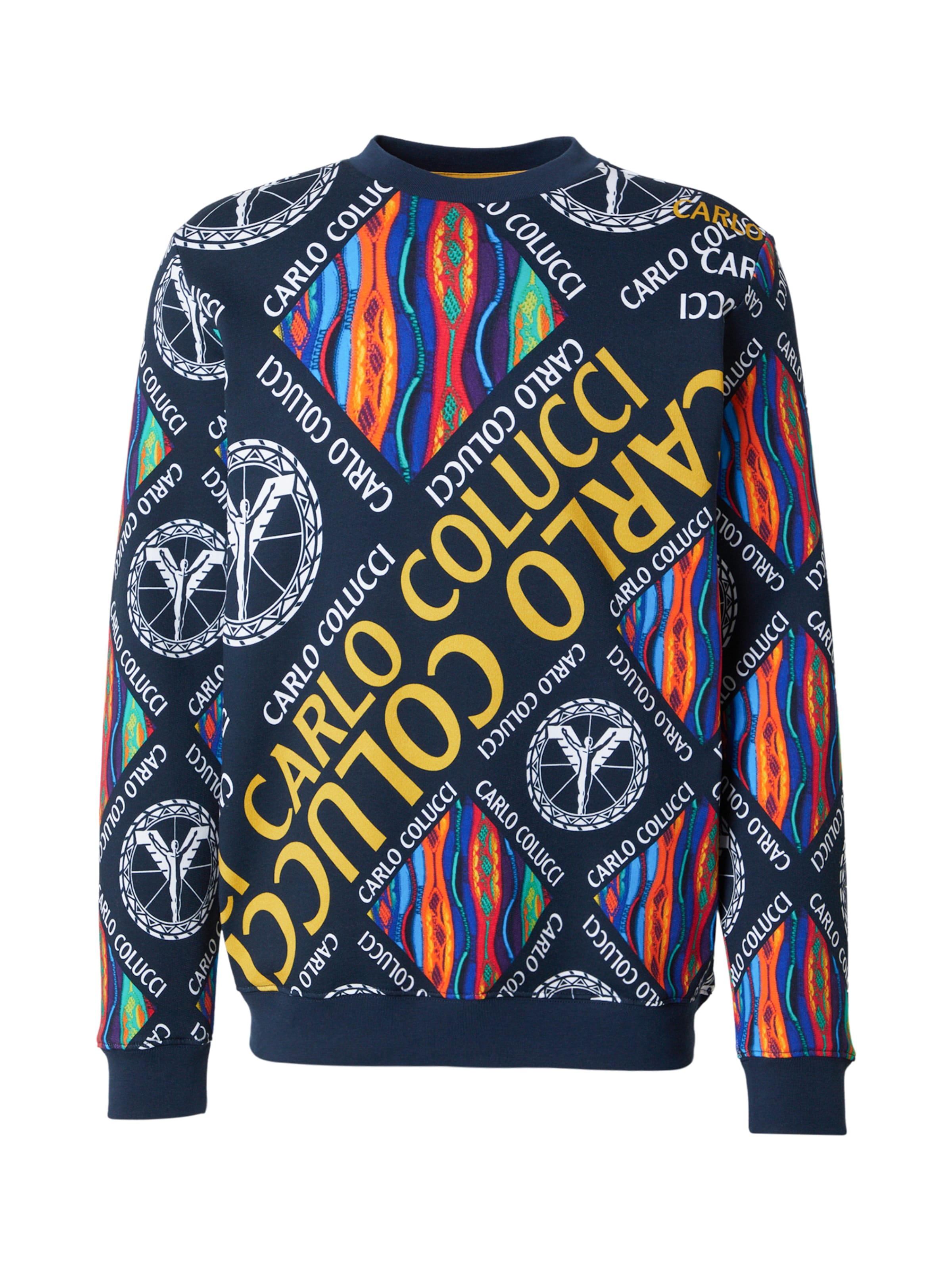 Carlo Colucci - Sudadera en azul: frente