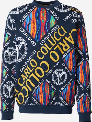 Carlo Colucci - Sudadera en azul: frente