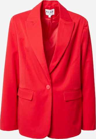 NA-KD Blazer in Red: front