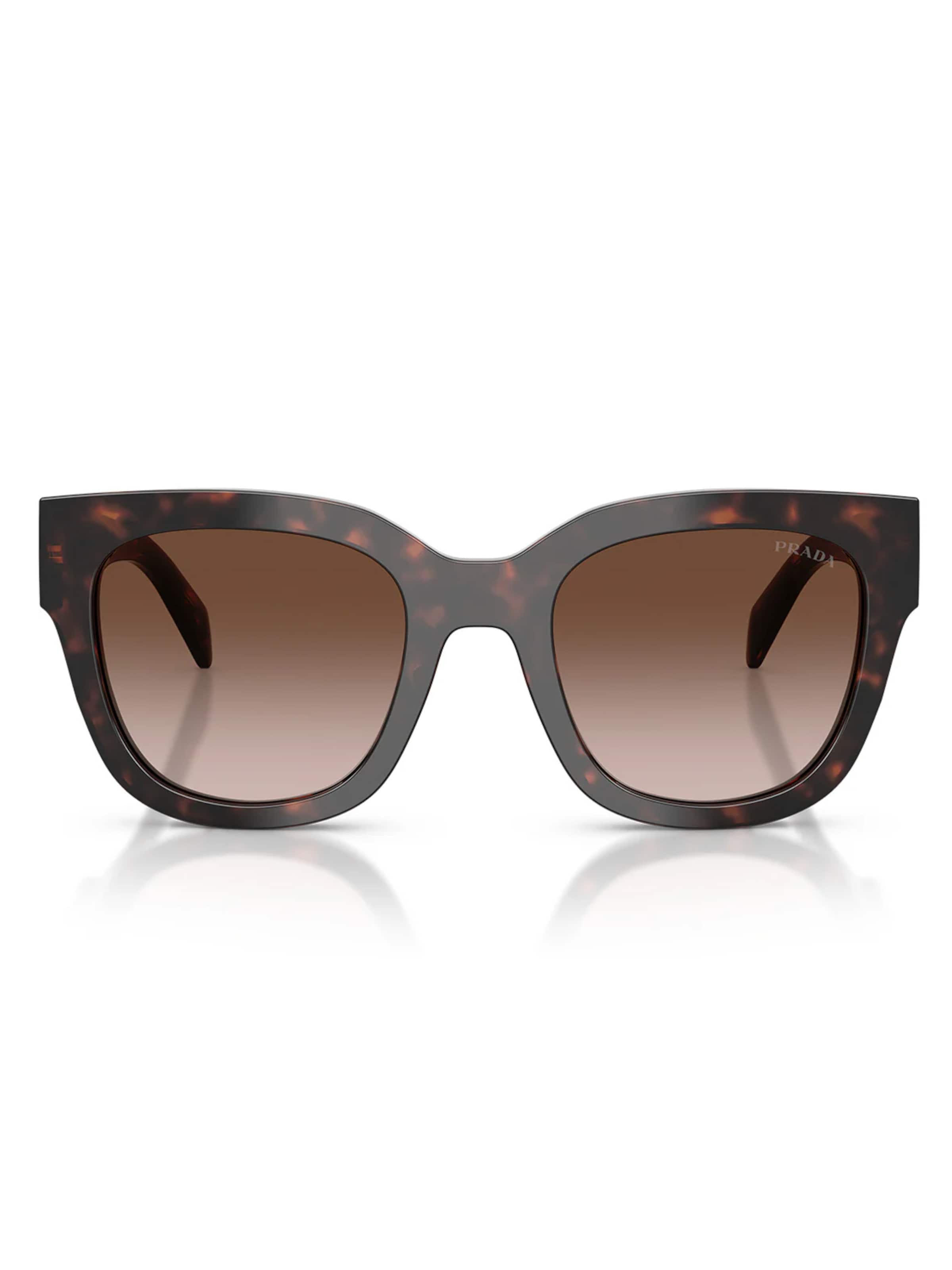 PRADA Sonnenbrille‌‌‌‌‌‌‌ in Braun: Vorderseite