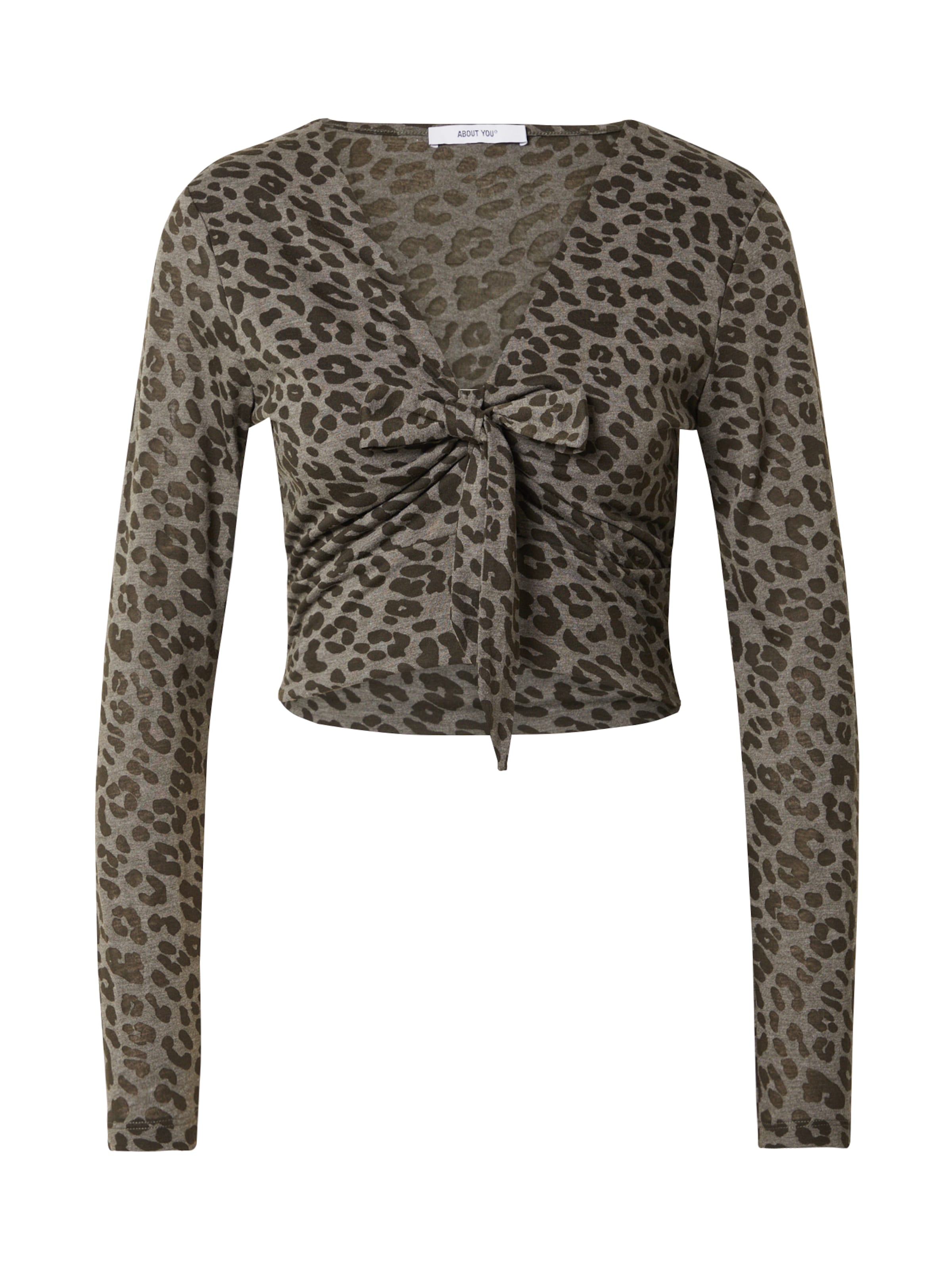 ABOUT YOU T-shirt 'Elaine' i grön: framsida