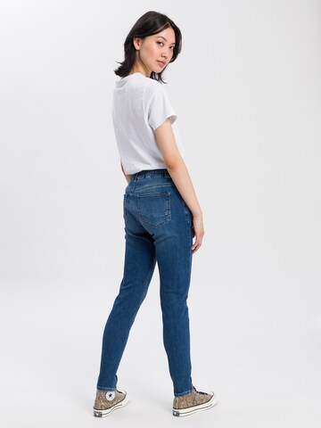 Cross Jeans Slimfit Jeans ' Janelle ' in Blau