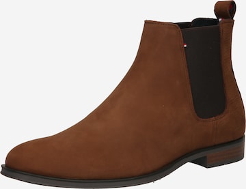 TOMMY HILFIGER Chelsea boots in Bruin: voorkant