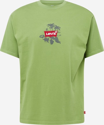 LEVI'S ® Tričko 'LSE Vintage Fit GR Tee' – zelená: přední strana