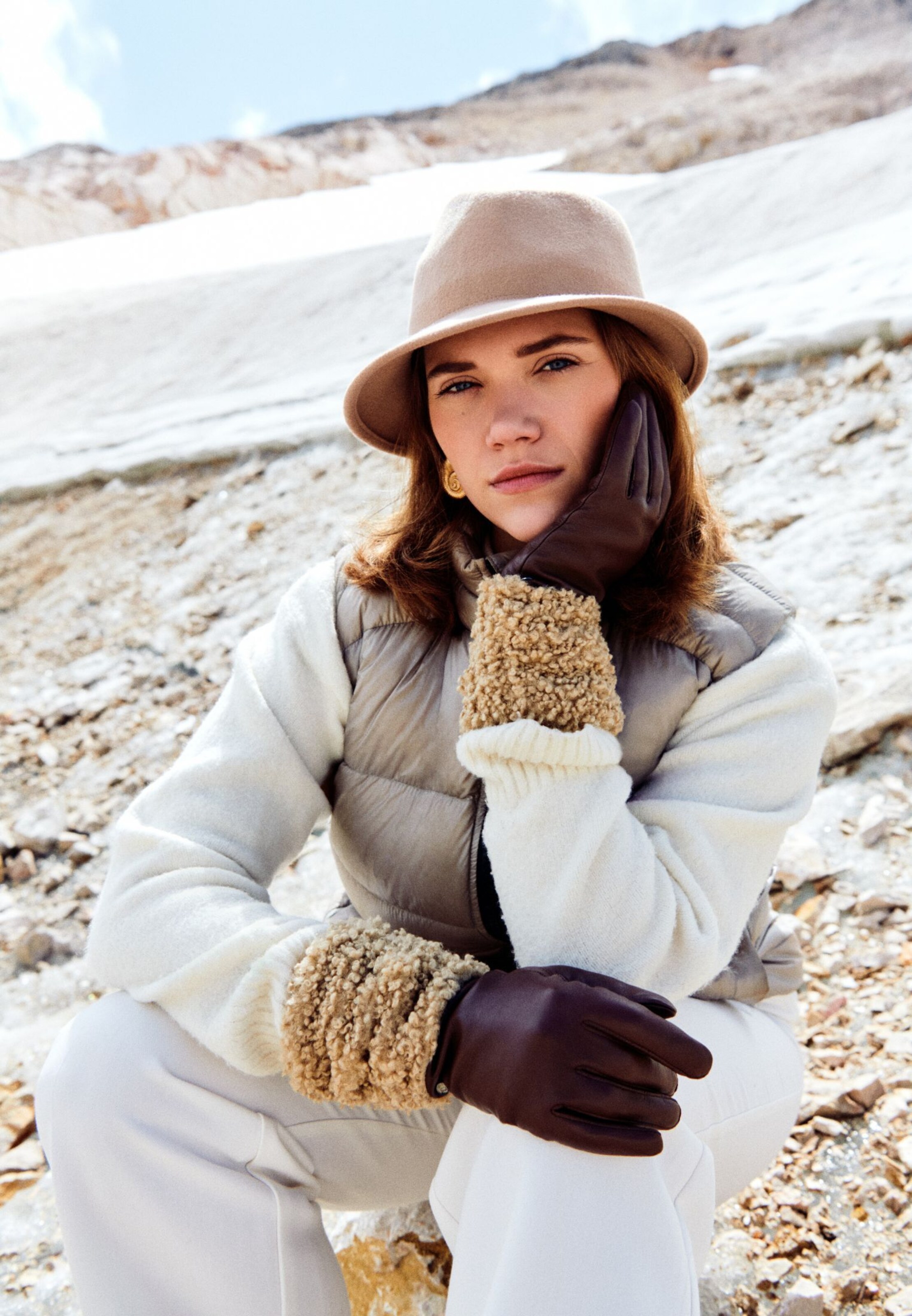 Roeckl Hat 'MAYFIELD' in Beige