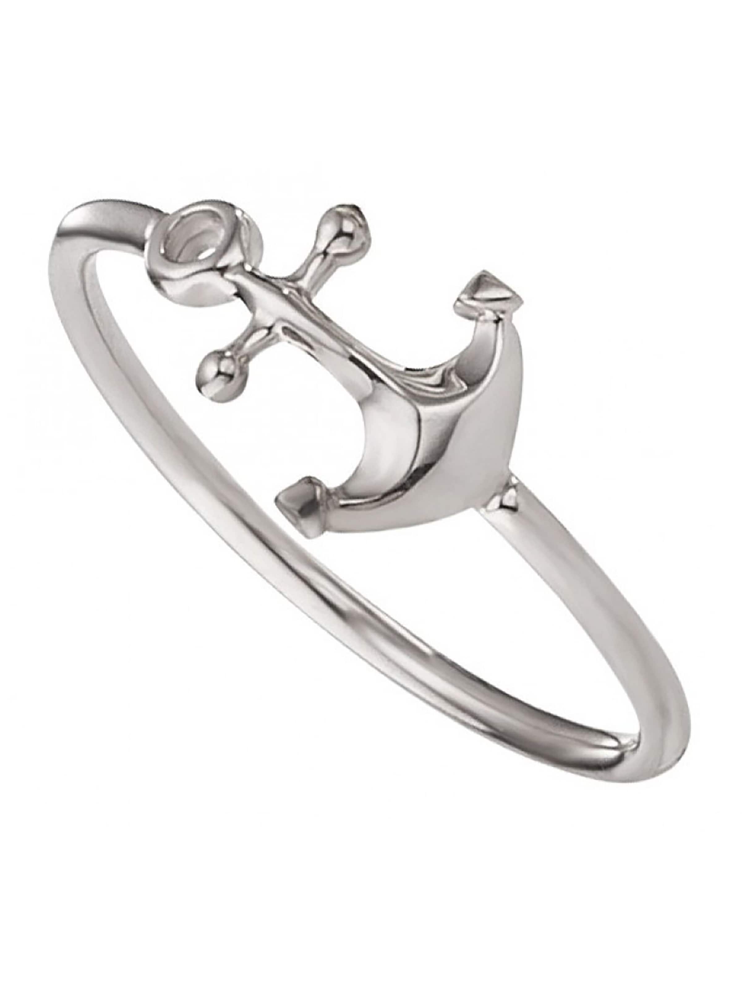 caï Ring in Weiß: Vorderseite