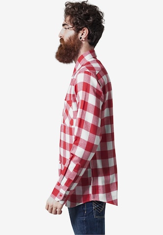 Urban Classics Regular Fit Hemd in Rot
